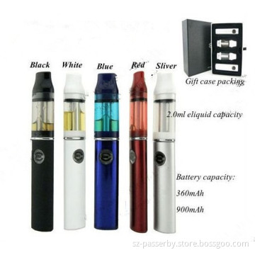 Hot Sale Ovale Elips Electronic Cigarette Dry Herb Vaporizer Pen E-Lips